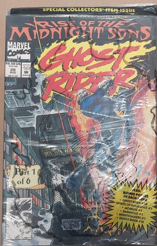 Complete Set Rise Of The Midnight Sons Part 1-6 Ghost Rider