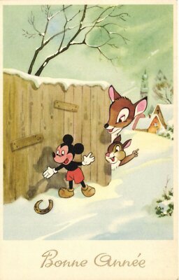 PC DISNEY, MICKEY MOUSE, BAMBI, Vintage Postcard (b28603) | eBay PC DISNEY, MICKEY MOUSE, BAMBI, Vintage Postcard (b28603) | eBay