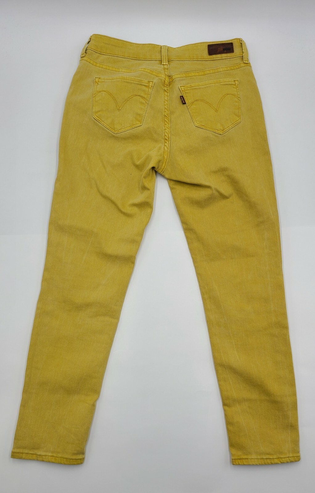 Levi's Demi Curve Classic Rise Slim Leg Gold Mustard jeans Sz 26 | eBay