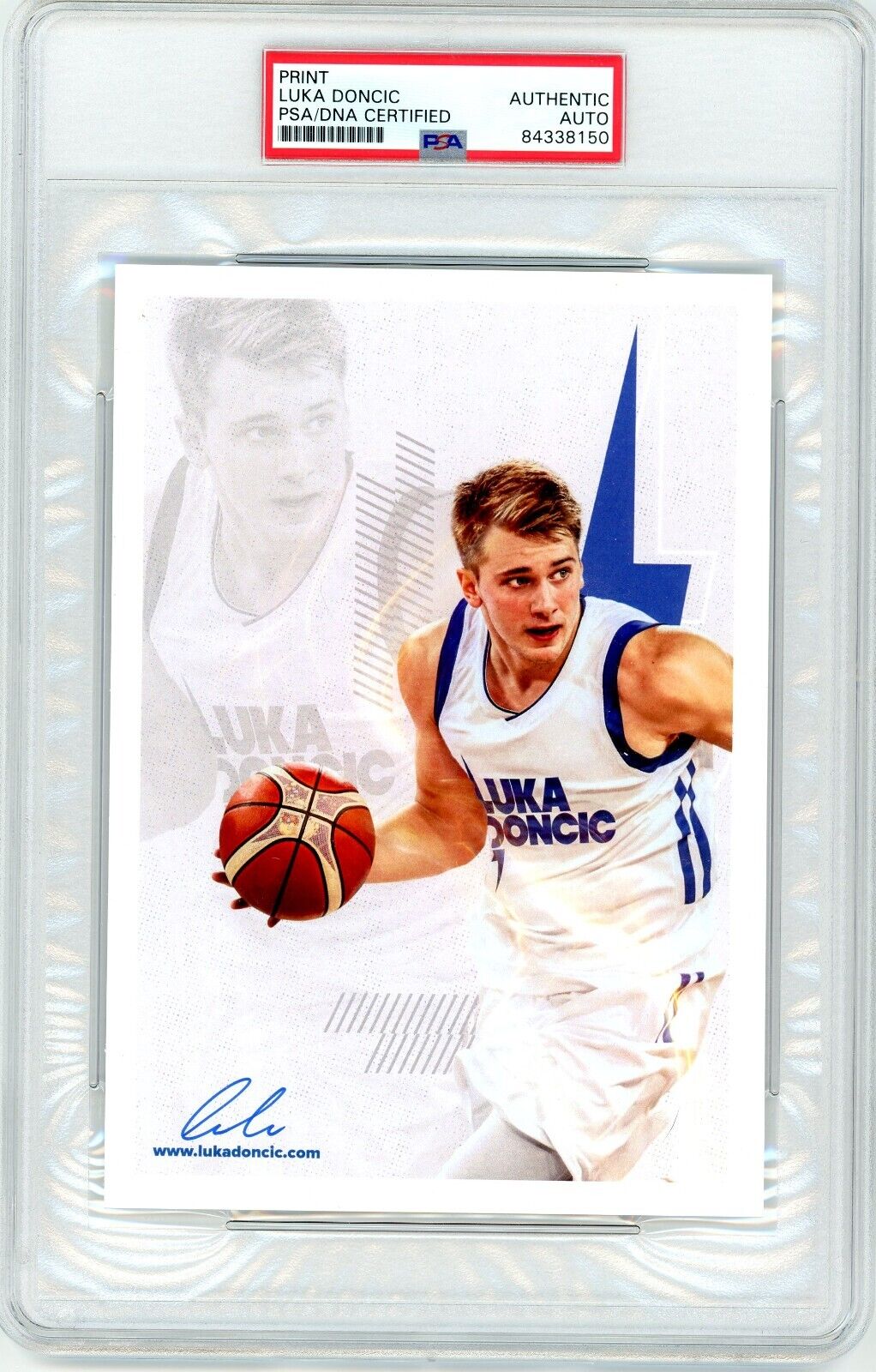 Luka Doncic Autographed 5x7 Promo Print PSA/DNA Authentic Luka Doncic Autographed 5x7 Promo Print PSA/DNA Authentic