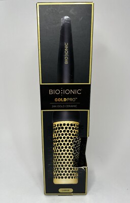 Bio Ionic 24k Gold Pro Ceramic Round Brush - LARGE Discontinued
