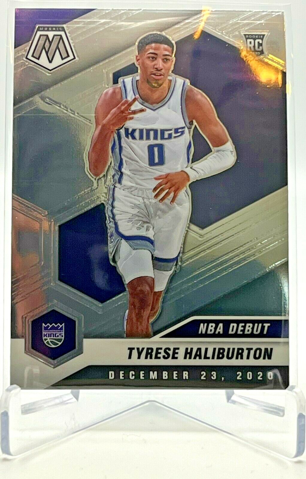 Tyrese Haliburton RC 2020-21 Panini Mosaic Rookie #264 NBA