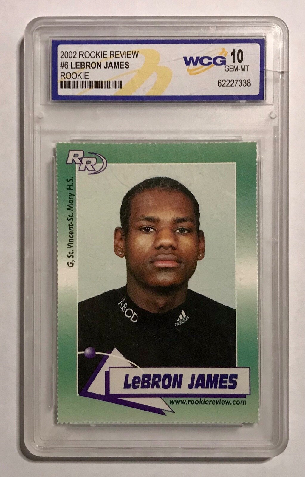 その他 2002 Lebron James Proto SPA GEM MINT 10 2002 Lebron James Signagrafix Prototype Rookie gem mint 10