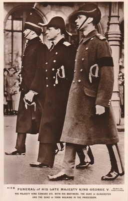 **ORIGINAL POSTCARD-SONDERPREIS**KÖNIG GEORGE V.-EDWARD VIII.-DUKE OF GLOUCESTER
