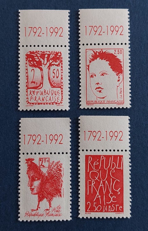 France AnnÃ©E 1992 2772 Ã  2775 2772c 2774c Neuf Luxe ** Sigle