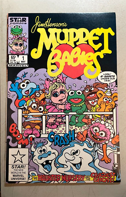 MUPPET BABIES 1 (1981 Marvel/Star) by Stan Kay & Marie Severin VF+ Comic Book
