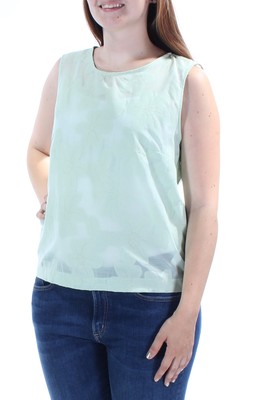 

Женский зеленый топ без рукавов с цветочным принтом MAXMARA, размер