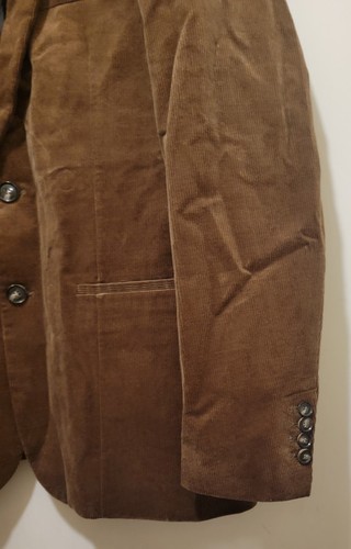 Pre-owned Karl Lagerfeld Karl Lagefeld Paris Men's Corduroy Blazer Jacket Brown Sz Xl
