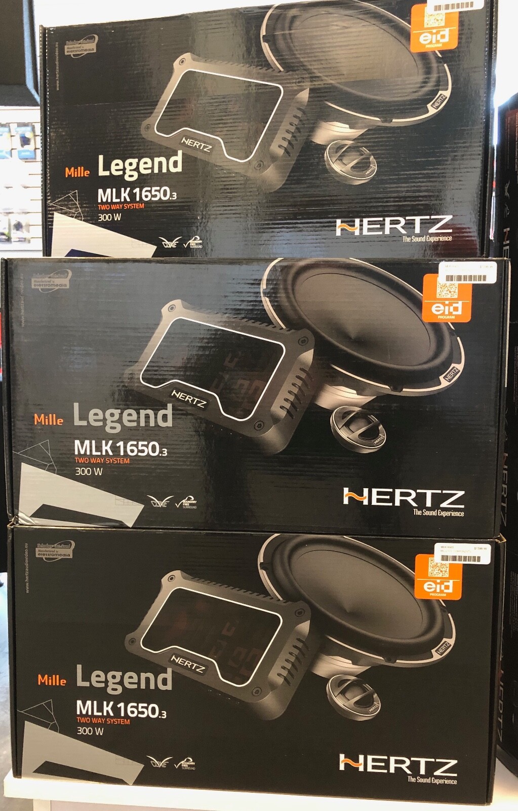 HERTZ MLK1650.3 6.5" MILLE LEGEND COMPONENT SPEAKER SYSTEM - BRAND NEW WARRANTY