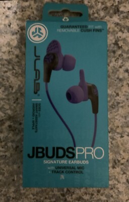   JLab JBuds Pro Signature Wired Earbuds - Purple / Black  
