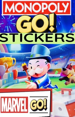 Monopoly Go Stickers All 4/5  Stickers USA SELLER  CHEAP  FAST DELIVERY