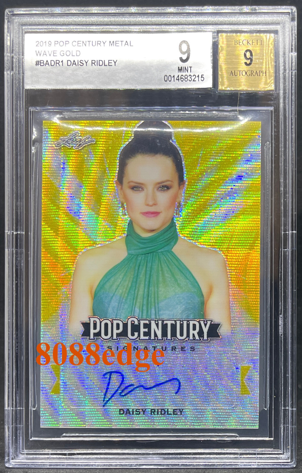 【1/1】Leaf POP CENTURY DAISY RIDLEY 直筆サイン ☆フルサイン☆ pop century デイジーリドリー 直筆サインカード