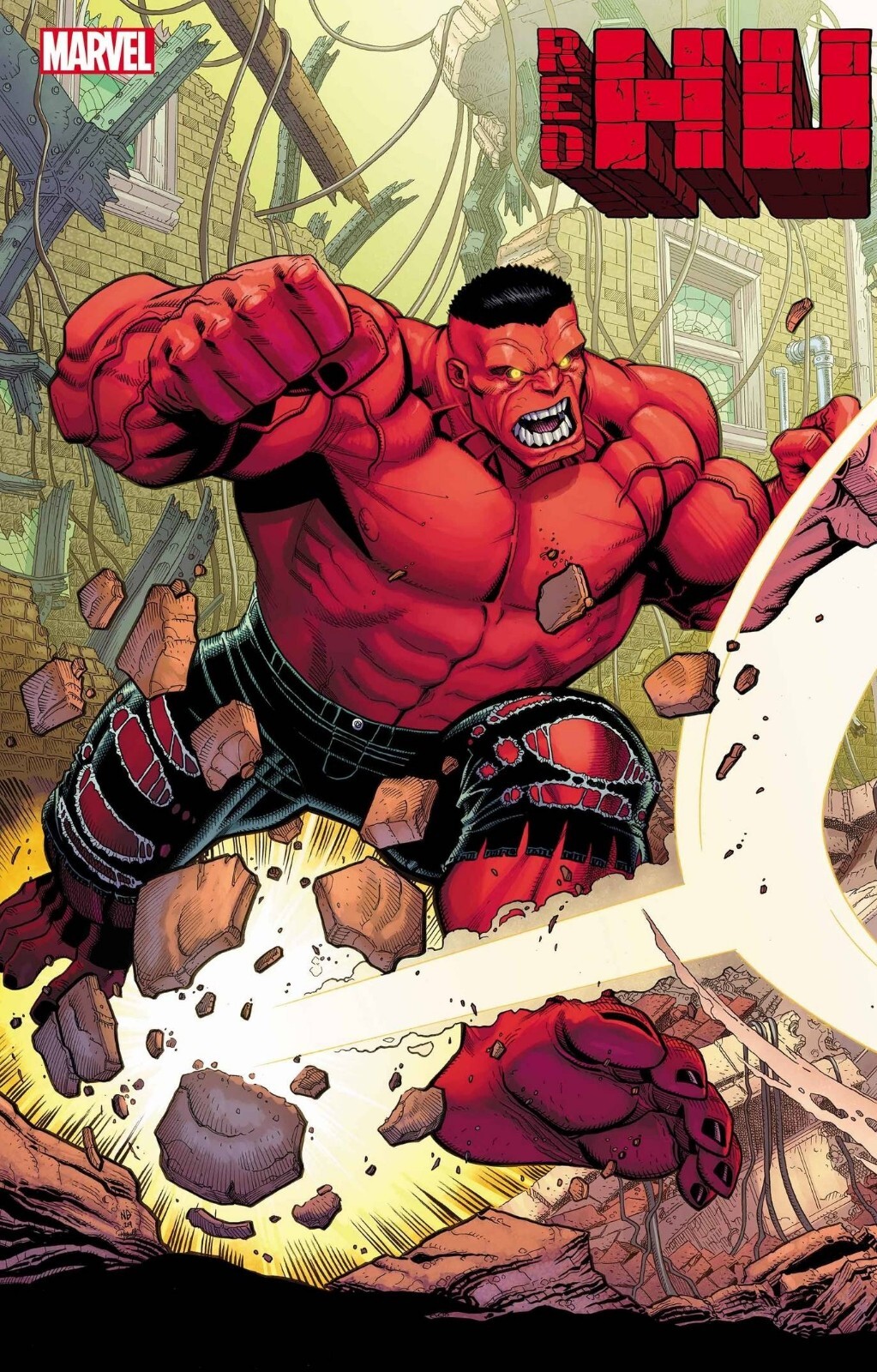 RED HULK 2 NICK BRADSHAW RED HULK CONNECTING VARIANT NM 2025