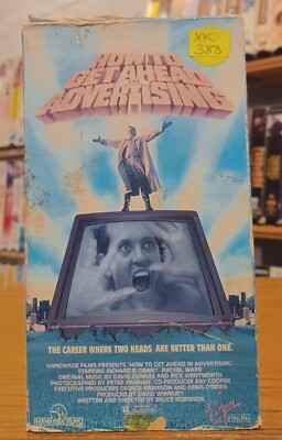 How To Get Ahead In Advertising VHS 1989 Comedy Virgin Vision Original Release