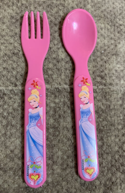 Disney’s Cinderella Christmas 🎄Matching Toddler/Small Kid Spoon & Fork