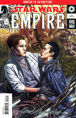 STAR WARS EMPIRE #21 HUNTED TO EXTINCTION! SIGNED BY ARTIST DAVID MICHAEL BECK