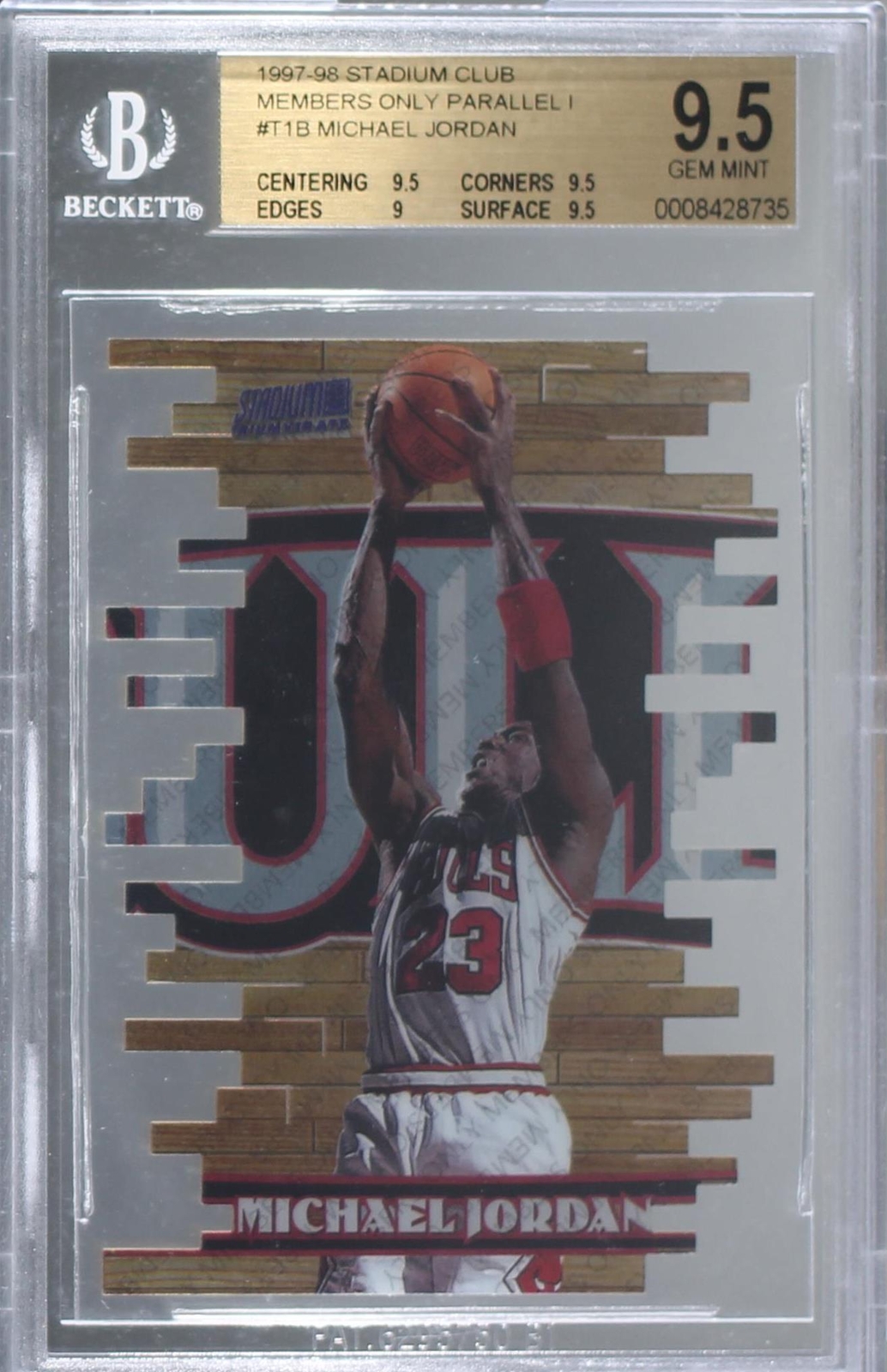 Michael Jordan Topps カード　トレーディングカード MICHAEL JORDAN 1997-98 Topps Bound For Glory #BG10 BGS 8.5