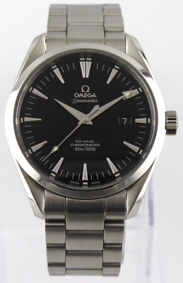 OMEGA SEAMASTER AQUA TERRA 2502.50 AUTOMATIC CO AXIAL BLACK MENS