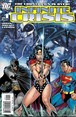 INFINITE CRISIS #1 (OF 7)  JIM LEE COVER  DC COMICS  DEC 2005  NM  1ST PRINT