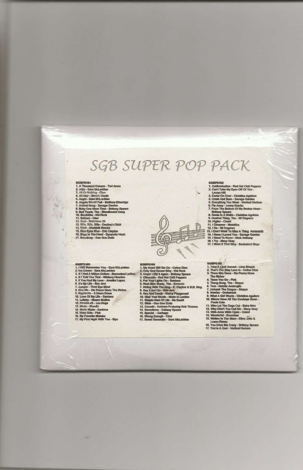 SGB SUPER POP PACK CD+G | eBay