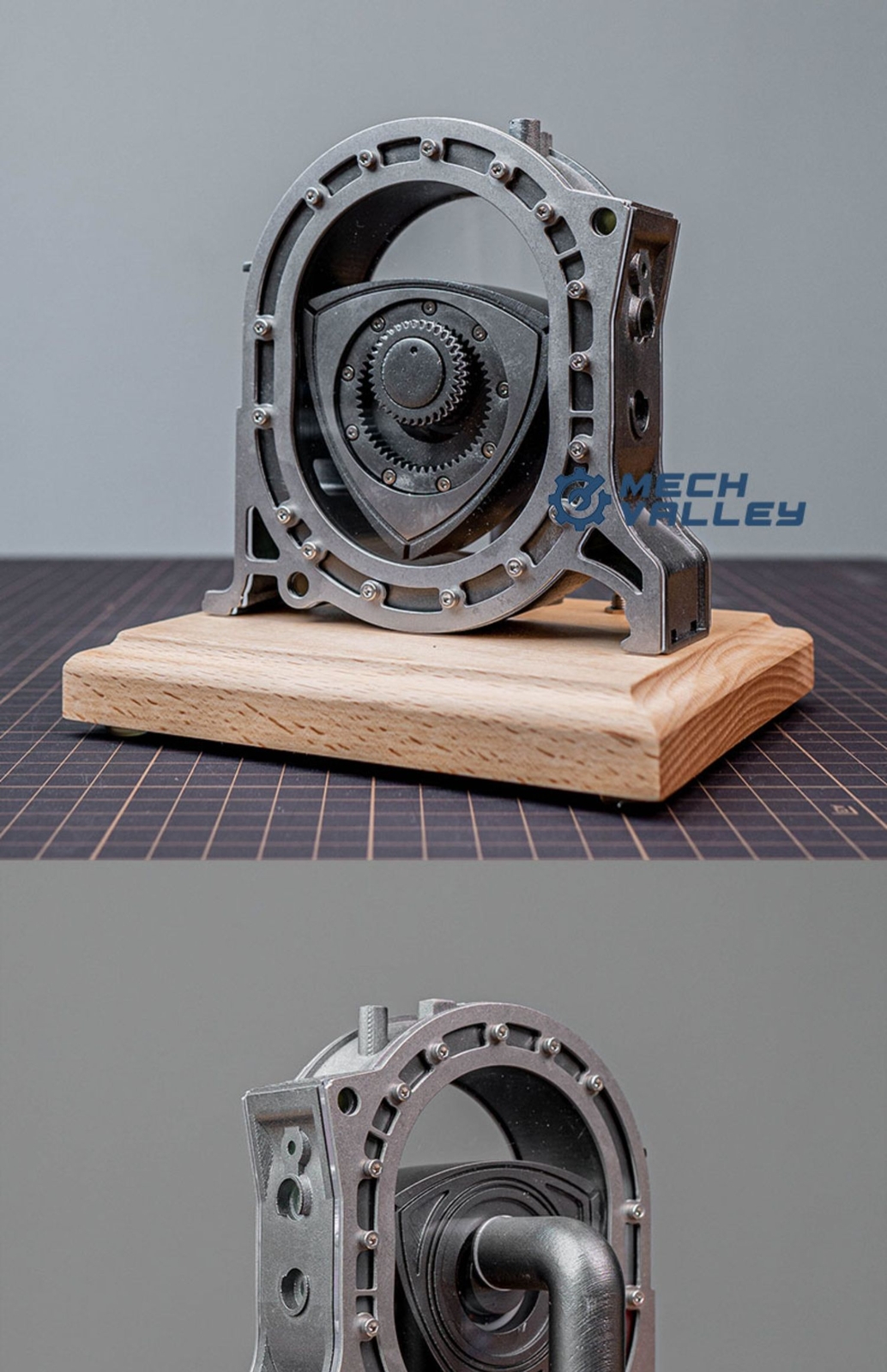 Rotor Engine Wankel Engine Model Rotatable Gift Assemble The Model