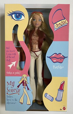 RARE HTF 2002 Mattel My Scene BARBIE Doll  First Wave w/Flap NRFB