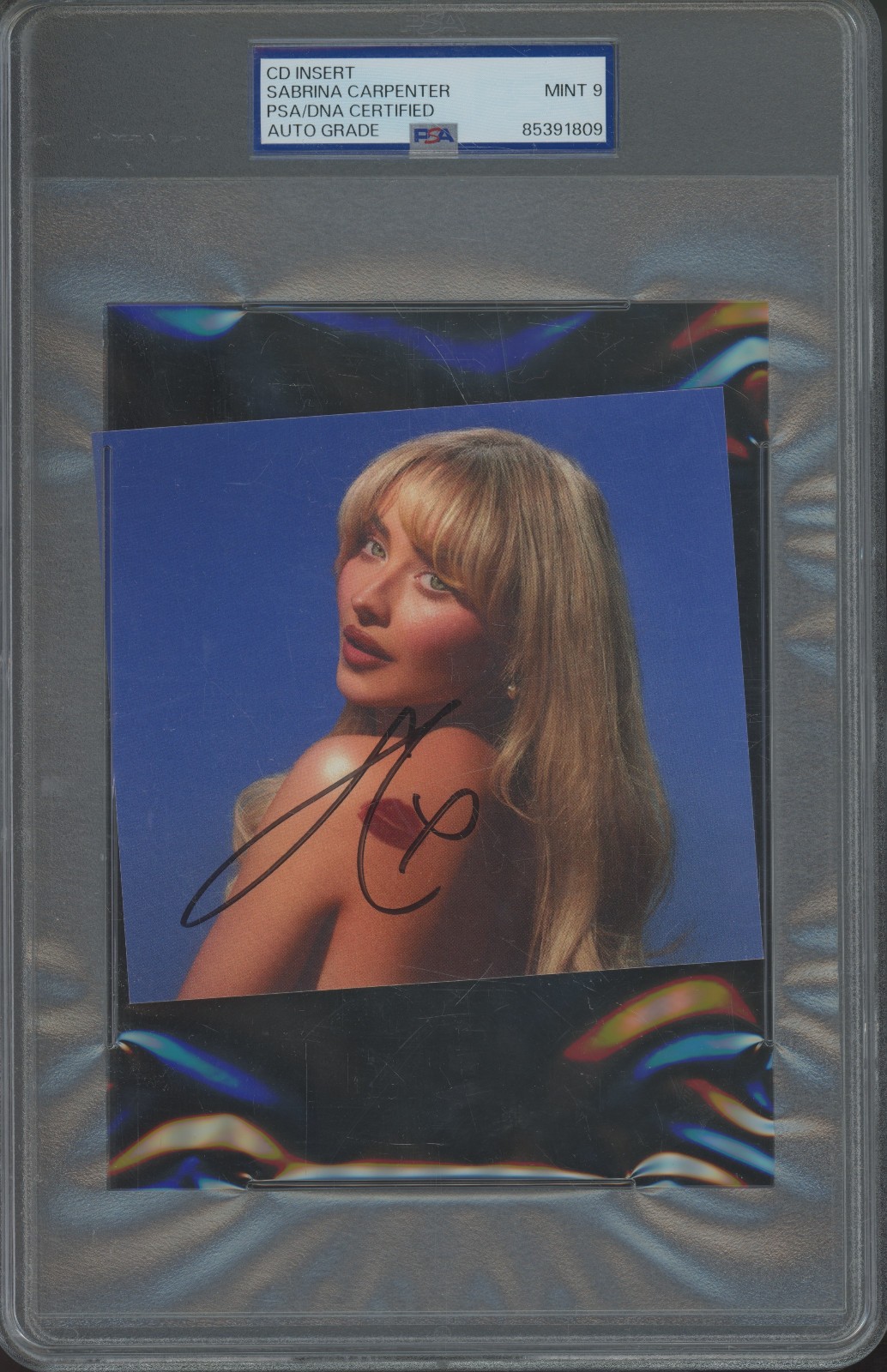 CD Insert Signature Sabrina Carpenter Auto Autograph Mint PSA DNA 9 Auto