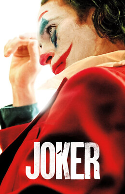 AA2485 Joker Film By Todd Phillips 2019 Villain Movie Poster 11x17v