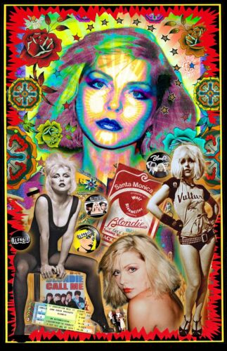 Debby Harry (Blondie  Tribute poster - 11x17" - Vivid Colors!