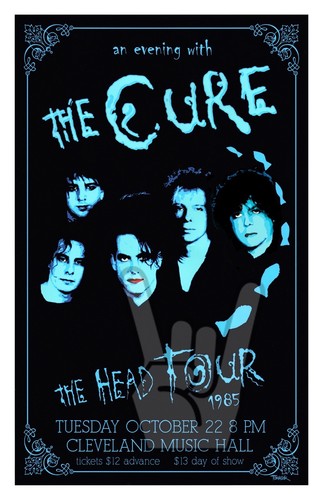 激レア  Cure ロバートスミス　85年　パンフレット　キュア　ゴス goth 激レア Cure ロバートスミス 85年 パンフレット キュア ゴス