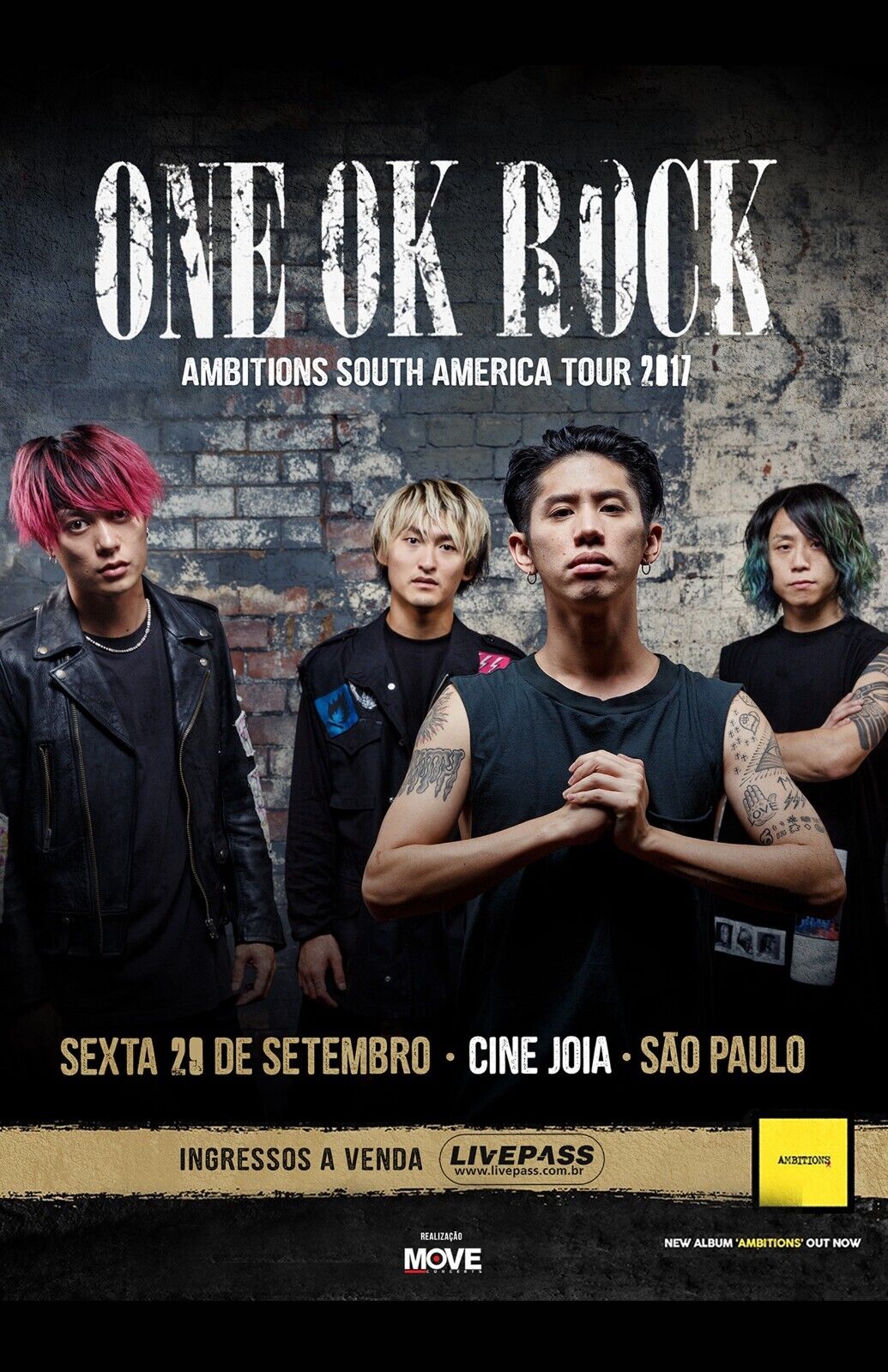 ONE OK ROCK POSTER PHOTO PRINT 11X17 TAKA TORU RYOTA TOMOYA ONE OK ROCK POSTER PHOTO PRINT 11X17 TAKA TORU RYOTA TOMOYA