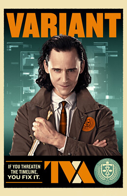 AA2754 Loki Show By Michael Waldron 2021 TVA Movie Poster 11x17