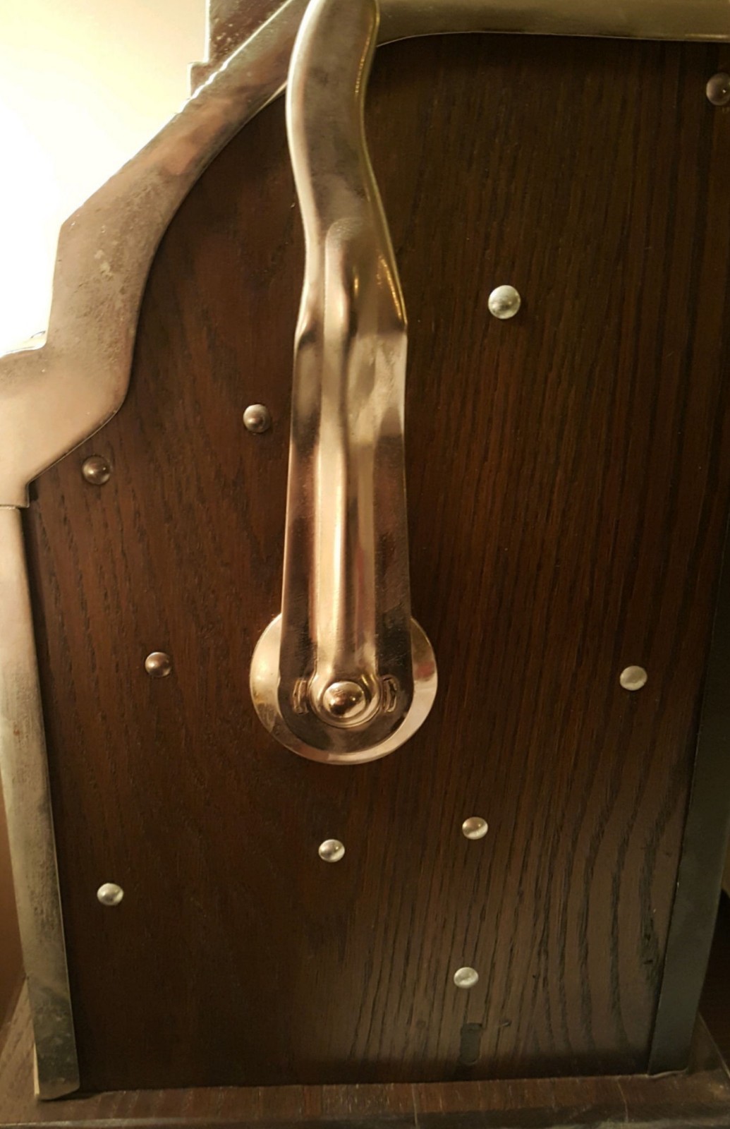 Mills 1934 Skyscraper 5-Cent Slot Machine (Restored) With Original Back.