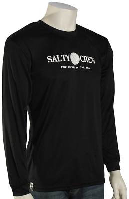 

Футболка Salty Crew Railed LS Tech — черная — новинка, Черный
