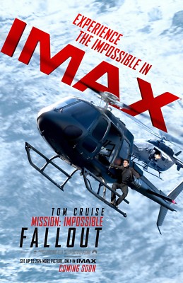 Mission Impossible Fallout movie poster (d)  - 11'' x 17''  -  Tom Cruise