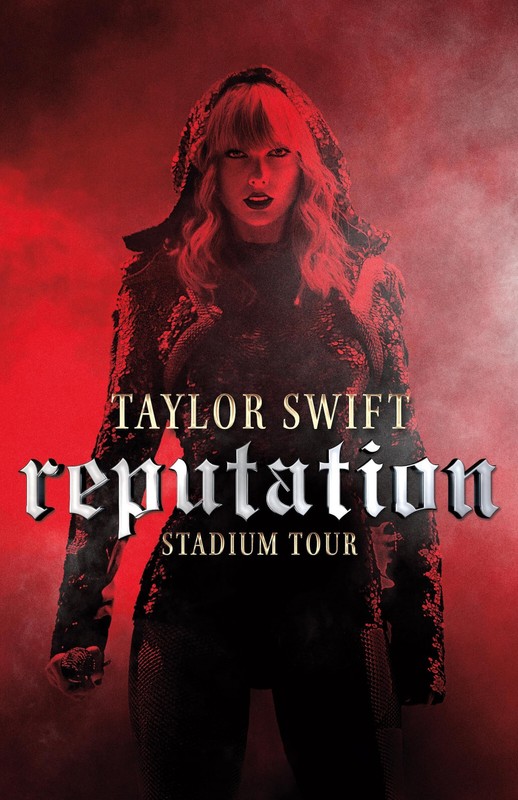 AA4404 Taylor Swift Reputation Stadium Tour Film 2018 Star Movie
