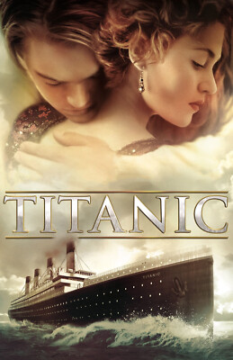 AA5635 Titanic Film By James Cameron 1997 Collage Movie Poster 11x17
