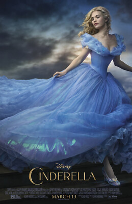 AA0894 Cinderella Film By Kenneth Branagh 2015 Lead Movie Poster 11x17