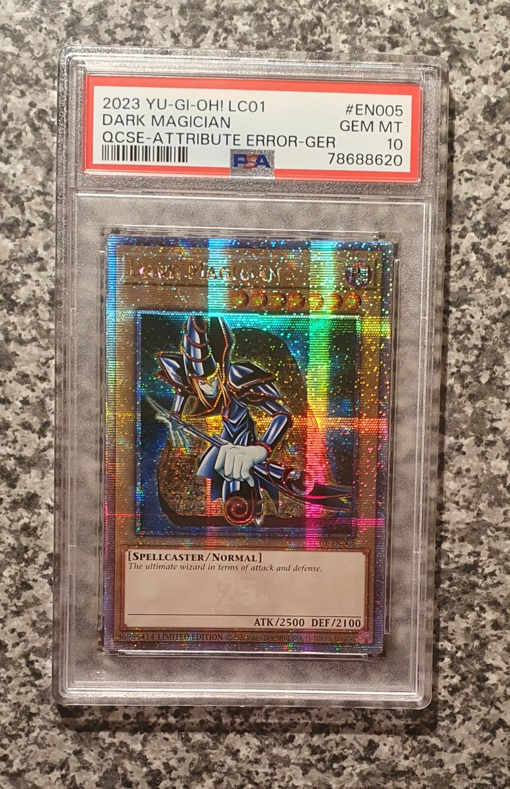 ARS10+ DARK MAGICIAN CT13-EN001 UR 鑑定書付 Dark Magician CT13-EN003 Ultra Rare Limited Edition Yugioh