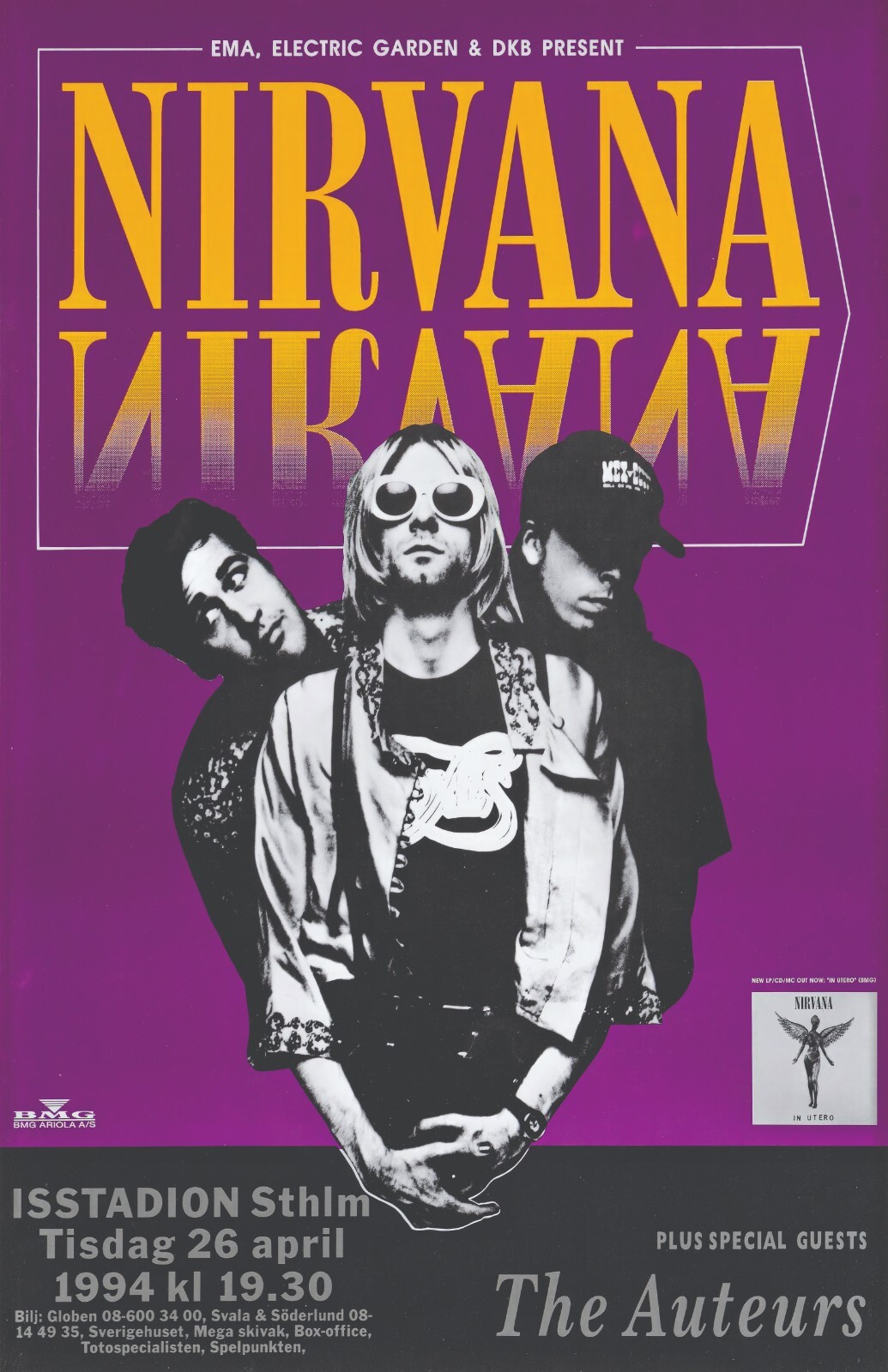 超レア 非売品 NIRVANA LIVE AT REDDING ポスター 超レア 非売品 NIRVANA LIVE AT REDDING ポスター オリジナル