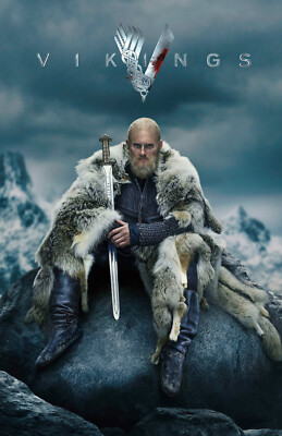 AA5829 Vikings Show By Michael Hirst 2013 Crew Movie Poster 11x17
