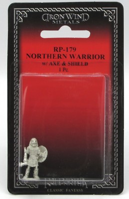 Ral Partha RP-179 Northern Warrior with Axe & Shield Viking Norse Fighter Hero