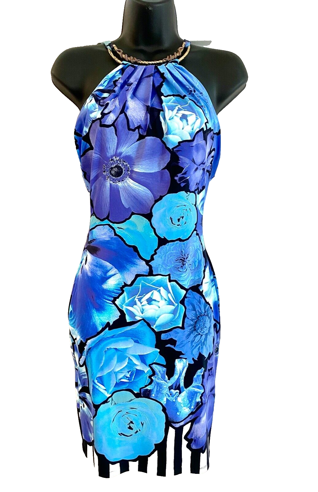 ワンピース ROBERTO CAVALLI BLUE DRESS Dress in Blue for Women | Roberto Cavalli®