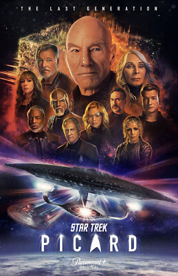 AA4121 Star Trek Picard Show By Alex Kurtzman 2020 Collage Movie Poster 11x17