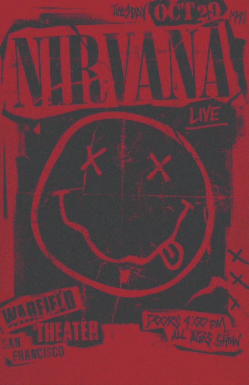 NIRVANA CONCERT POSTER QUALITY PHOTO PAPER OR CANVAS R52 | eBay