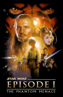 AA4200 Star Wars Episode I The Phantom Menace Film Movie Poster 11x17