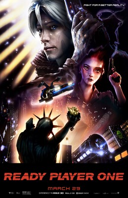 Ready Player One movie poster (g)  - 11'' x 17'' - Blade Runner
