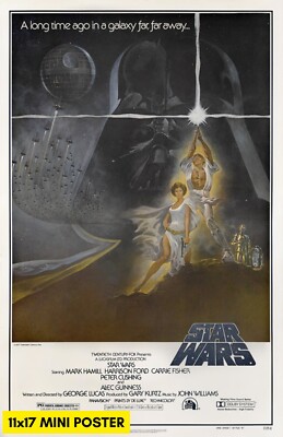 Star Wars (1977) Movie Poster 11x17 New Hope George Lucas Sci-fi Classic