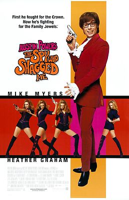 Austin Powers movie poster (b) : 11 x 17 inches : Mike Myers, Heather Graham