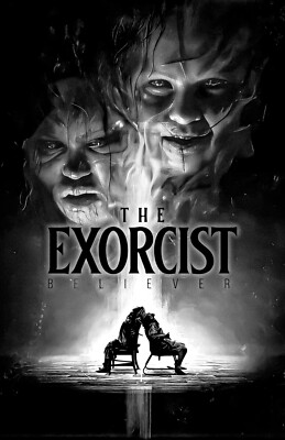 AA4678 The Exorcist Believer Film By David Green 2023 Collage Movie Poster 11x17